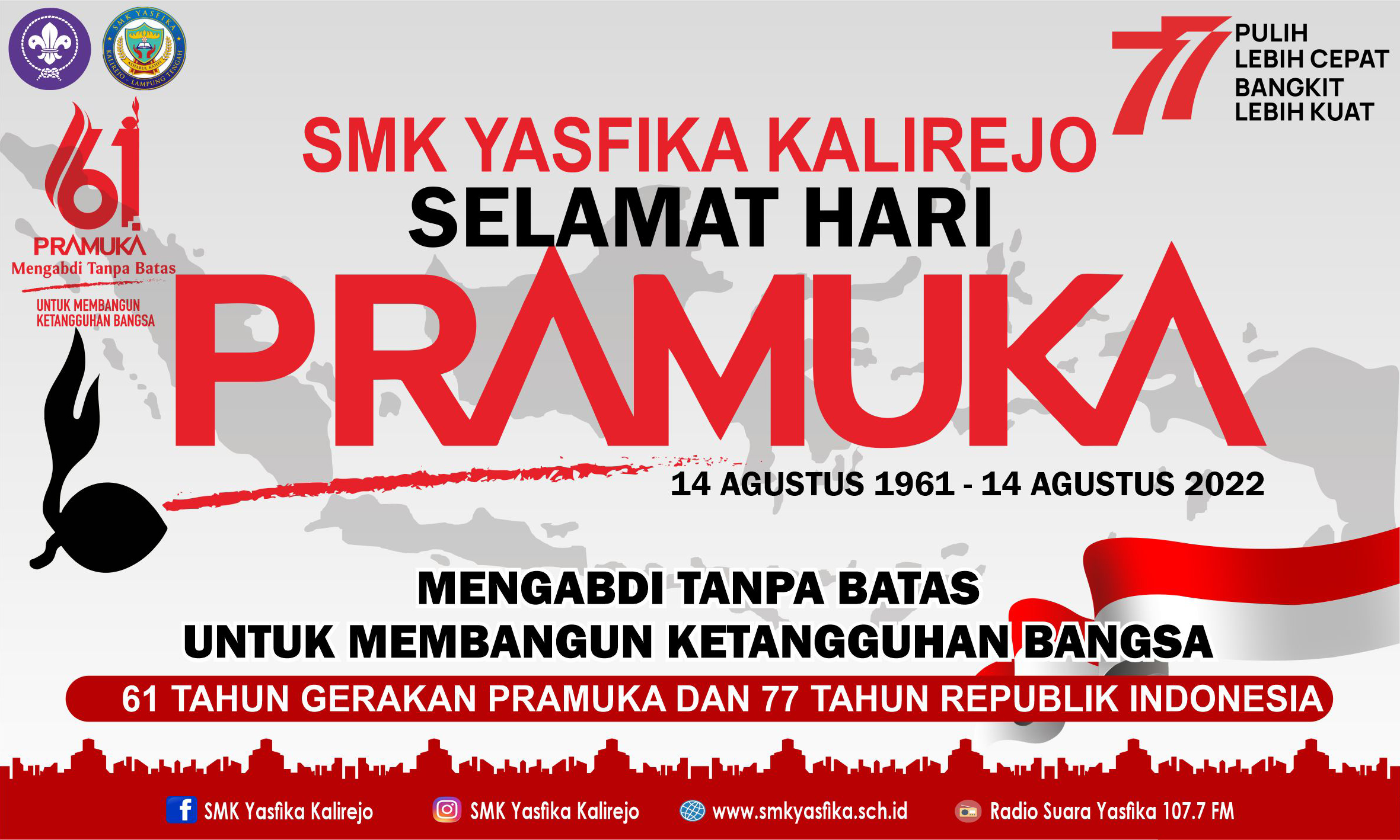 Selamat Hari Pramuka Ke 61 Smk Yasfika Kalirejo 3205